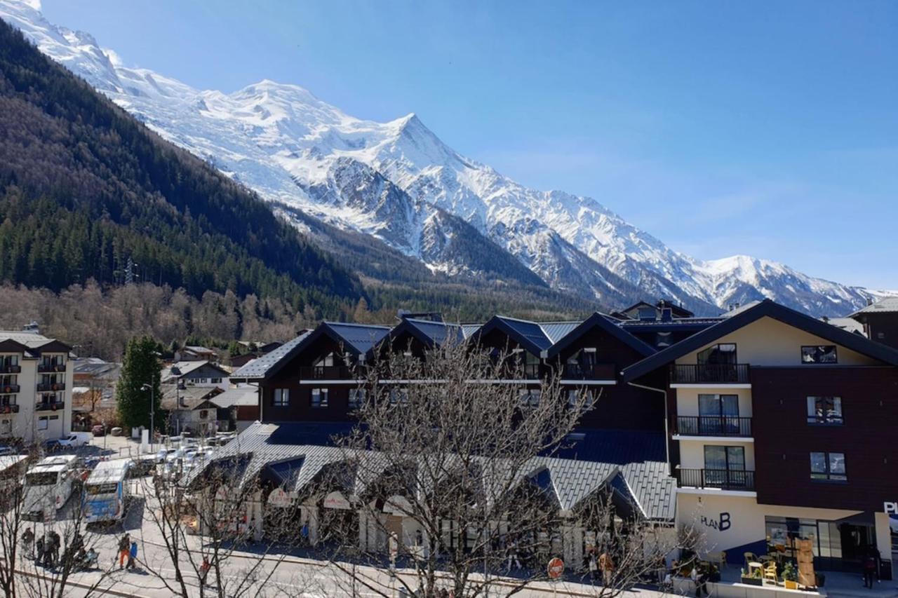 Ferienwohnung Hypercenter 27 M With Balcony Mont Blanc View Chamonix Exterior foto